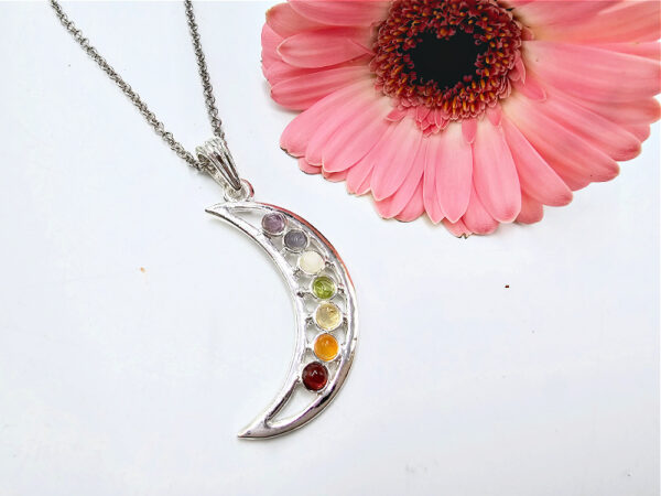 Moon Chakra Gemstone Necklace