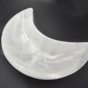 Selenite Moon Bowl (10cm)