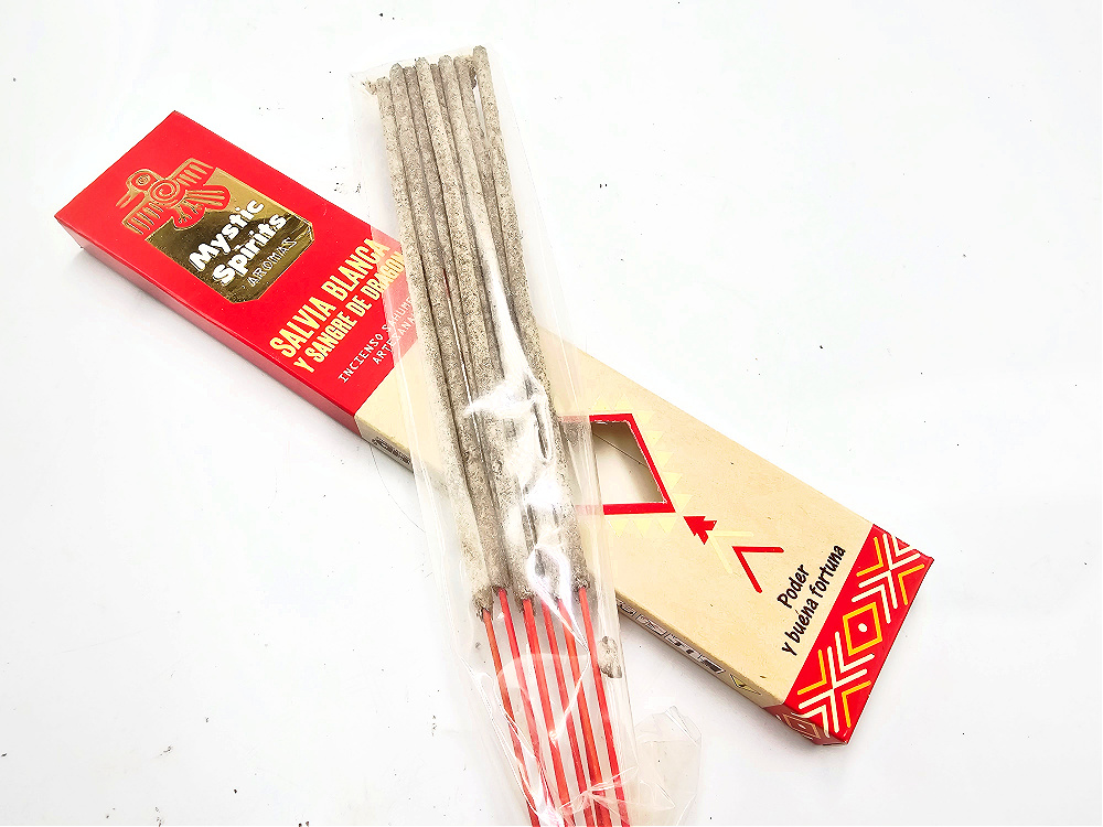 Mystic Spirits White Sage & Dragons Blood Incense Mystic Spirits White Sage