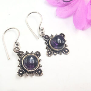Nordic Amethyst Earrings