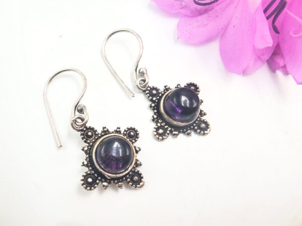 Nordic Amethyst Earrings