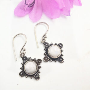 Nordic Moonstone Earrings