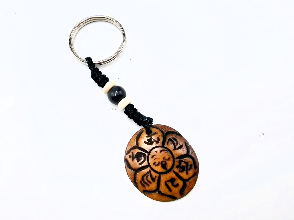 Key Ring Om Mani Padme Hum Mandala Key Ring Om Mani Padme Hum Mandala
