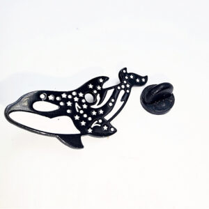 Orca Whale Pin Badge