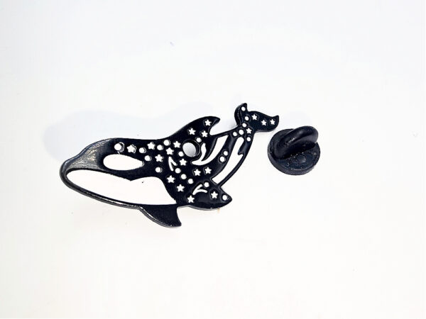 Orca Whale Pin Badge