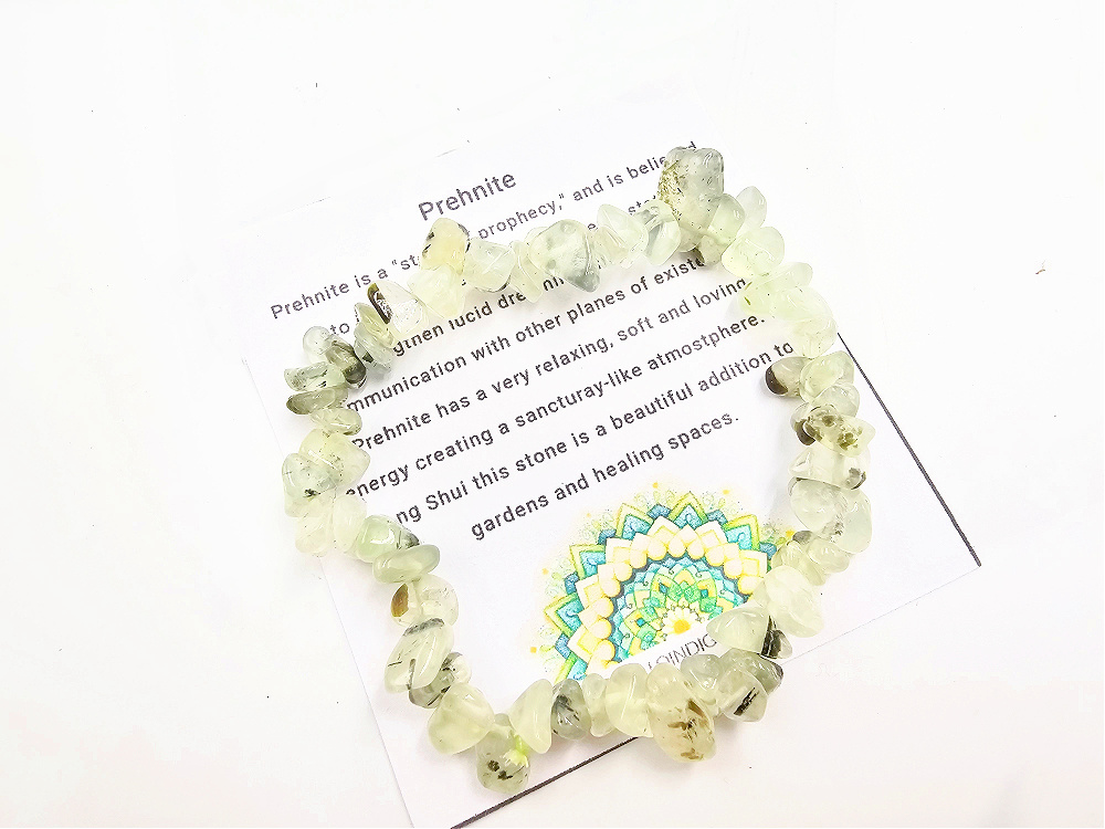 Prehnite Chips Bangle Prehnite Chips Bangle