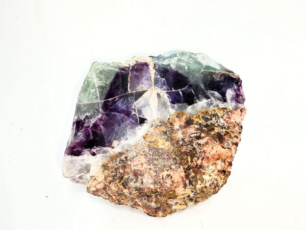 Rainbow Fluorite Semi Polished