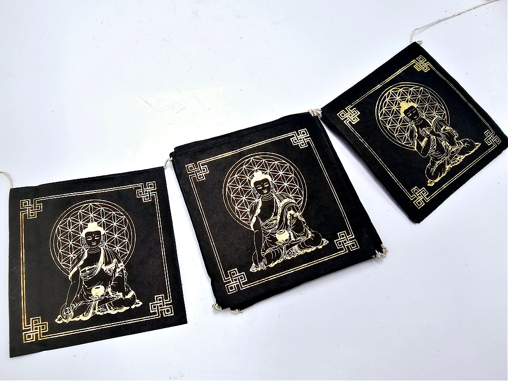 Recycled Paper Flags -Buddha Gold (Indoor) Recycled Paper Flags -Buddha Gold  (Indoor)