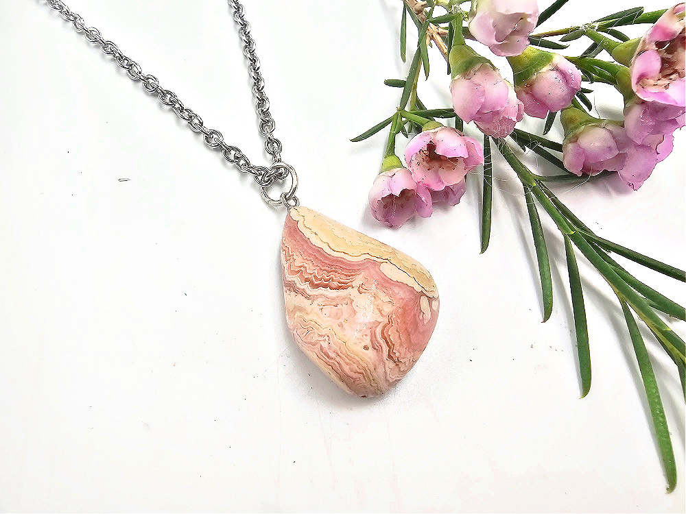 Rhodochrosite Necklace Rhodochrosite Necklace