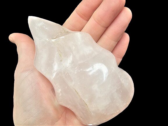 Rose Quartz Flame Sculpture A (376g) Rose Quartz Flame Sculpture A (376g)