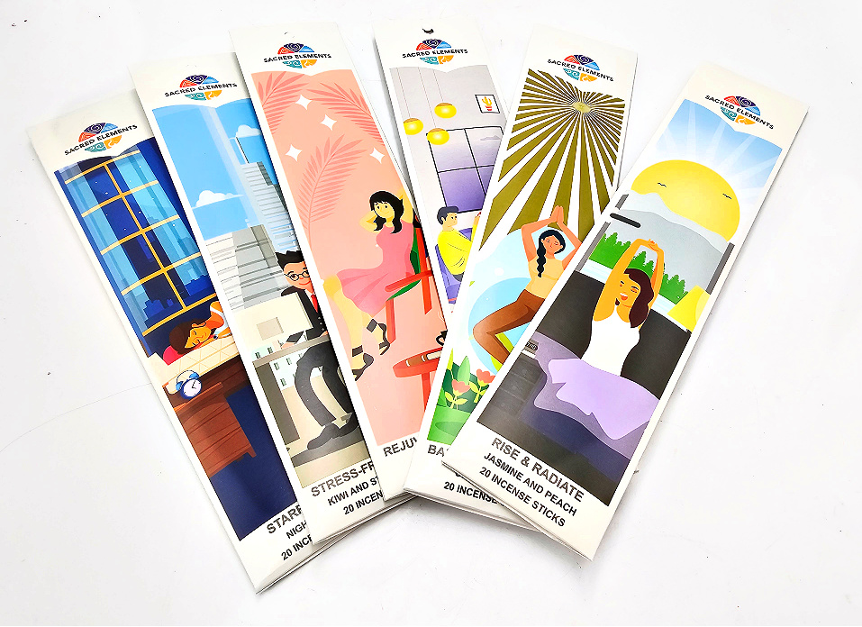 Sacred Elements Balanced Living Incense Combo Sacred Elements Balanced Living Incense Combo