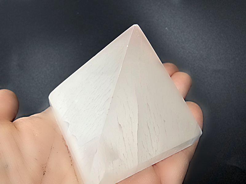 Selenite Pyramid (5cm) Selenite Pyramid (5cm) - Image 2