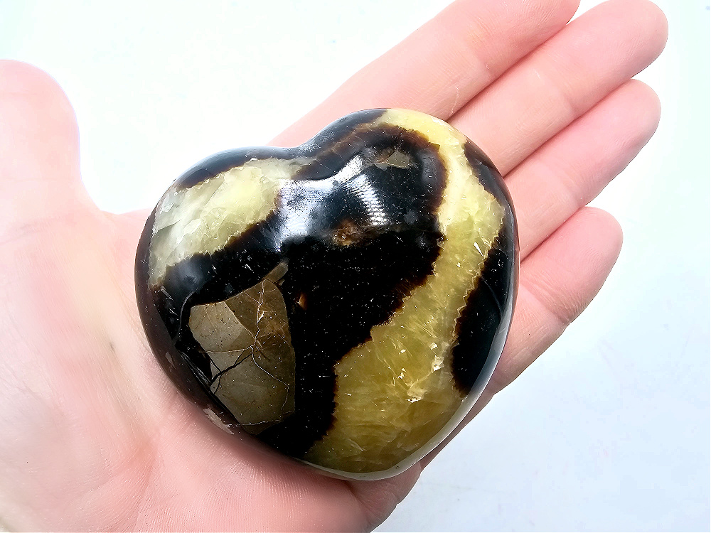 Septarian Polished Heart B (226g) Septarian Polished Heart B (226g)