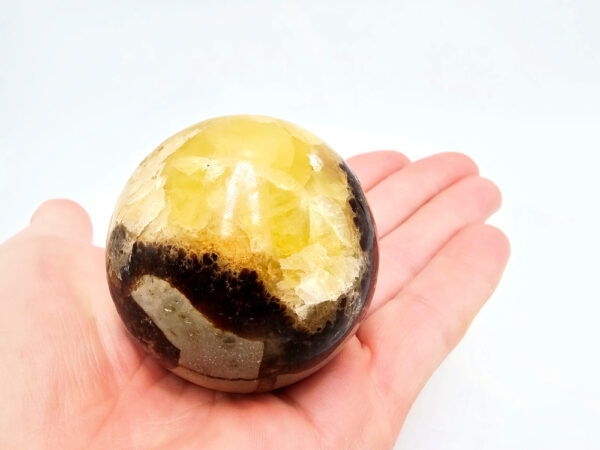 Septarian Sphere (Dragons Egg) A 236g - Image 2