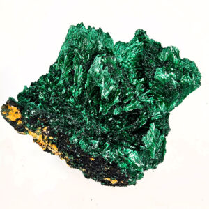 Silky Malachite Cluster