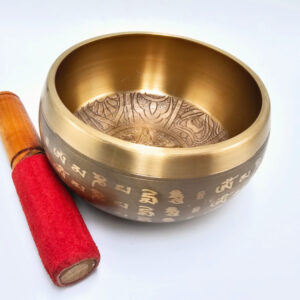 NEW Singing Bowl Large - Brown D