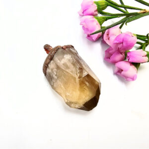 Smoky Citrine Copper Pendant