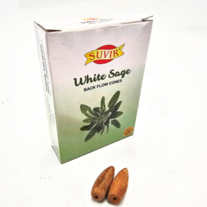 Suvir White Sage Backflow Cones