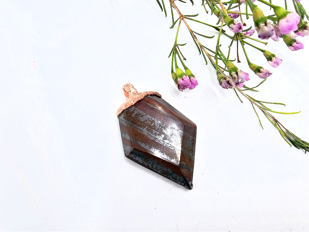 Tiger Iron Copper Pendant Tiger Iron Copper Pendant