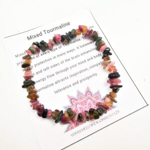 Tourmaline Mixed Chips Bangle