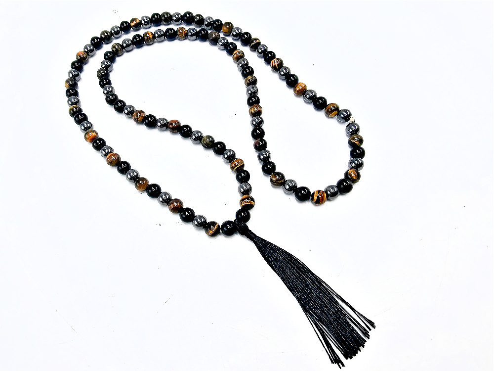 Triple Protection Mala Necklace Triple Protection Mala Necklace