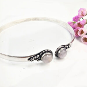 Upper Arm Bangle Detailed Moonstone