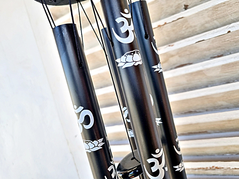 OM Wind Chime Black (60cm) OM Wind Chime Black  (60cm) - Image 3