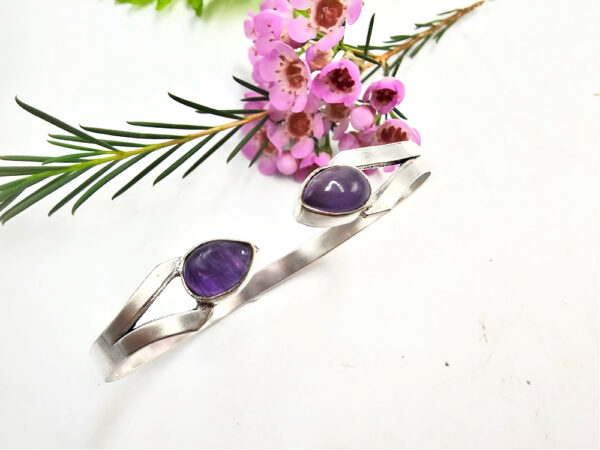Amethyst Goddess Bangle