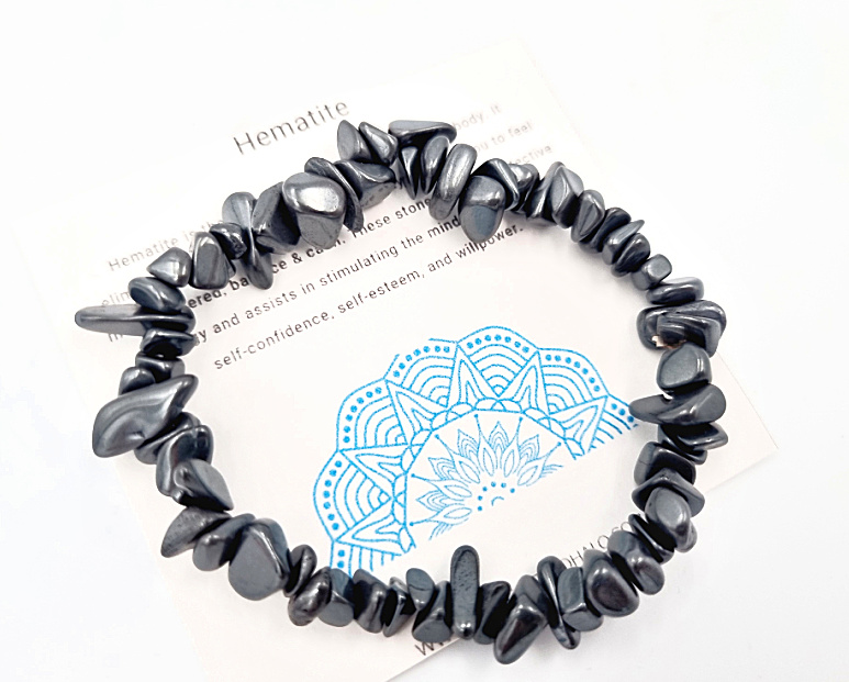Hematite Chips Bangle Hematite Chips Bangle