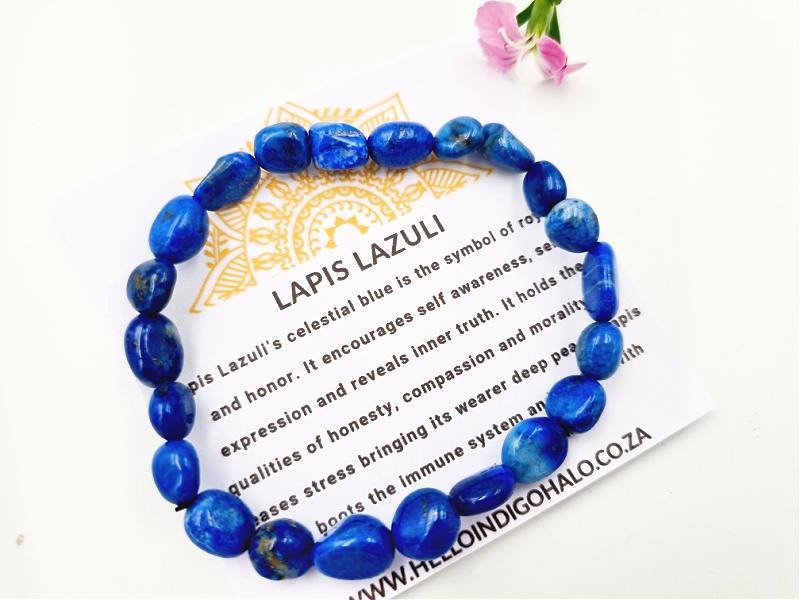 Lapis Lazuli Gemstone Nugget Bangle Lapis Lazuli Gemstone Nugget Bangle