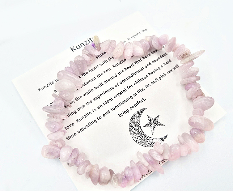 Kunzite Chips Bangle Kunzite Chips Bangle