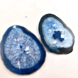 Small Agate Geode Slice (Blue)