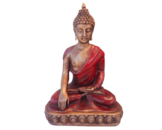 Buddha Statue XL Red (62cm) Buddha Statue XL Red  (62cm)
