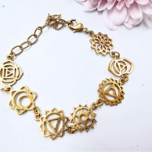 Chakra Symbol Bracelet (Brass)