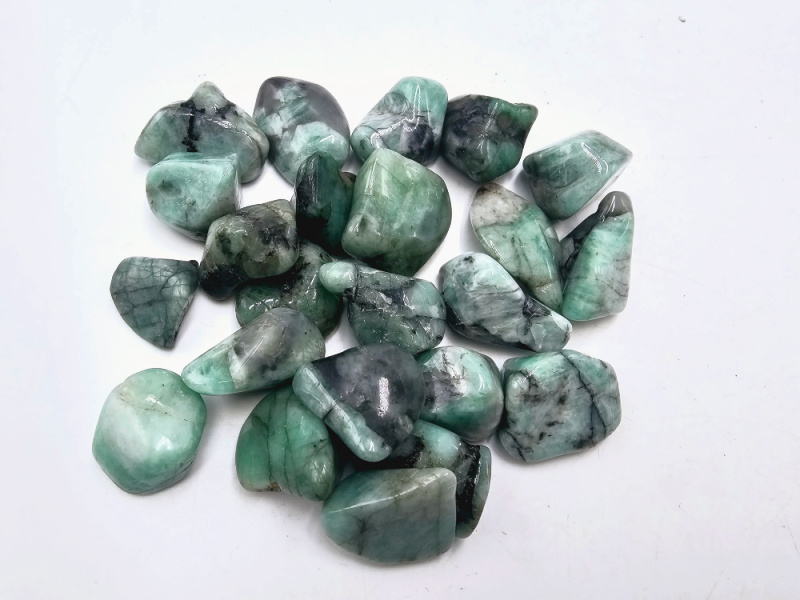 Emerald Tumble Stones Emerald Tumble Stones