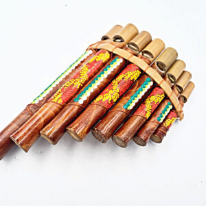 NEW Carved Bamboo Pan Flute (13m)