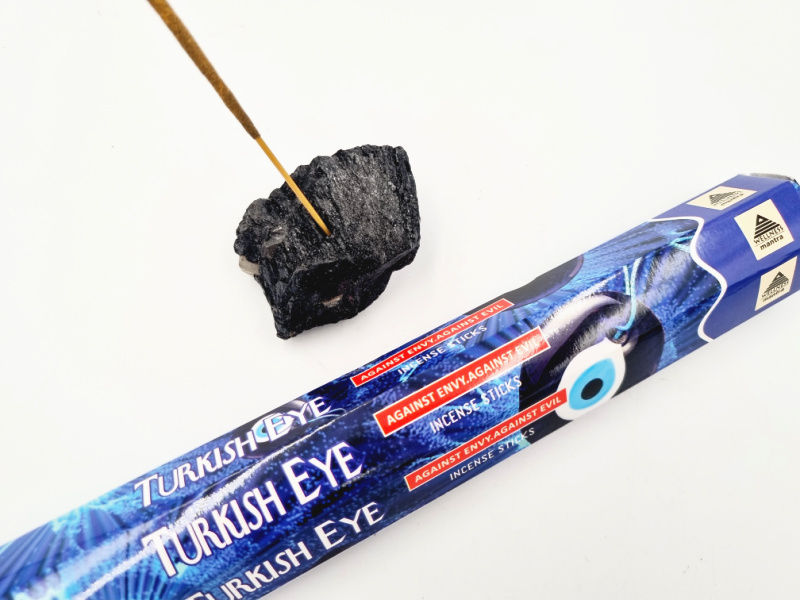 Black Tourmaline & Evil Eye Incense (Protect) Black Tourmaline & Evil Eye Incense (Protect) - Image 2