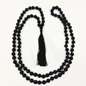 Lava Stone Mala Beads (Black)