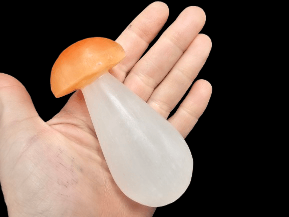 Selenite Mushroom (9cm) Selenite Mushroom (9cm) - Image 2