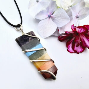 Chakra Necklace Wrapped