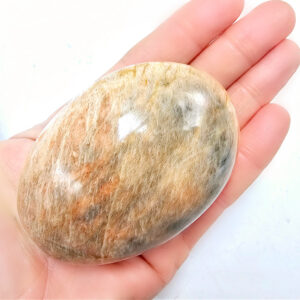 Peach Moonstone Palm Stone XL (250g)