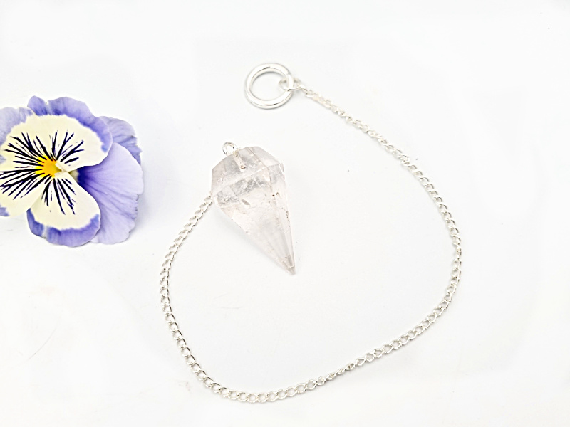 Clear Quartz Pendulum Point Clear Quartz Pendulum Point