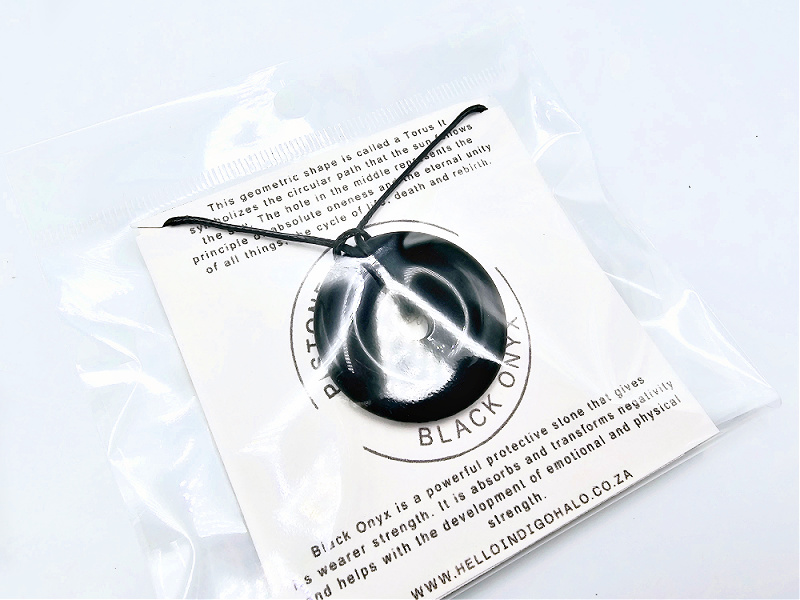 Black Onyx Pi Stone 35mm Black Onyx Pi Stone 35mm