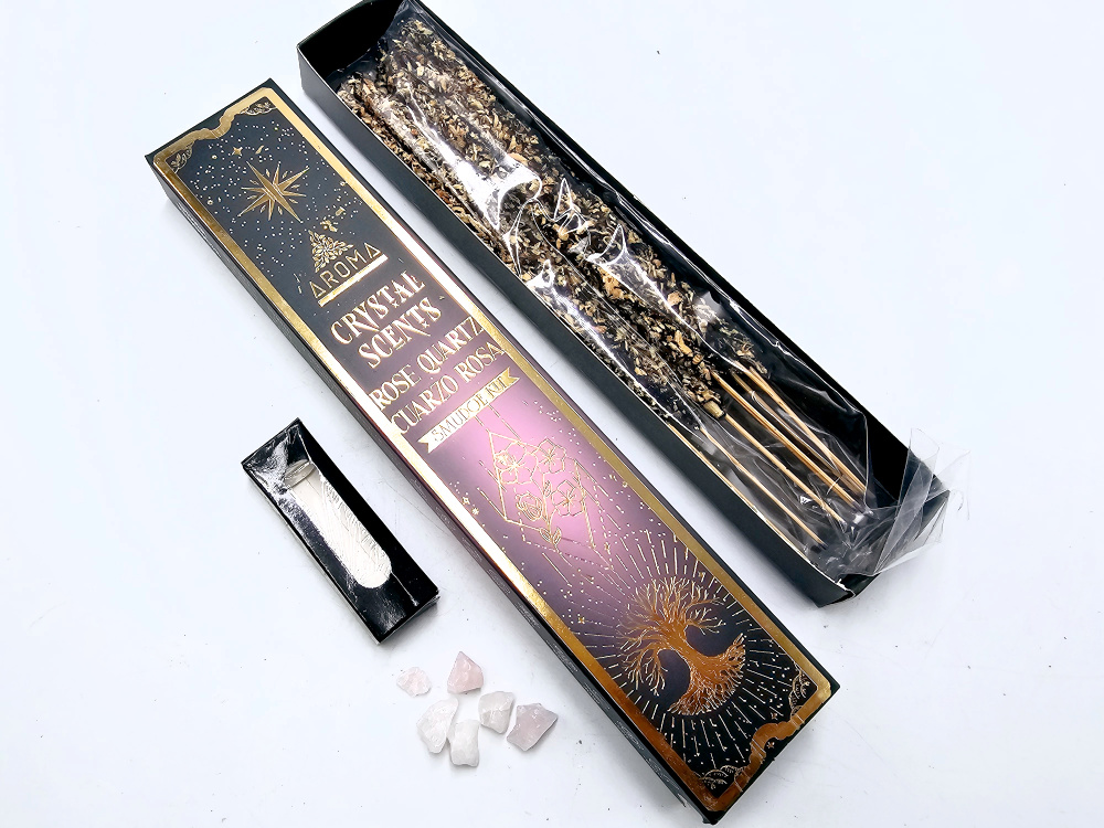 Aroma Crystal Scents (Rose Quartz Smudge Kit) Aroma Crystal Scents (Rose Quartz Smudge Kit)