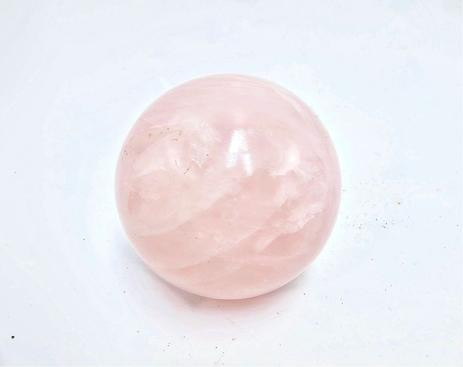 Rose Quartz Sphere D (428g) Rose Quartz Sphere D (428g) - Image 2