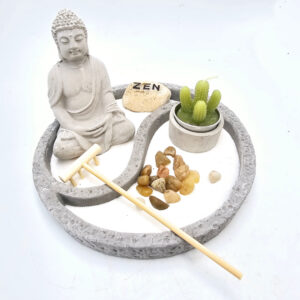 NEW Buddha Zen Garden Round (18cm)