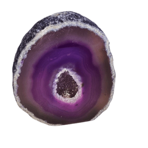 Agate Geode Standing Freeform (Purple) A (180g)