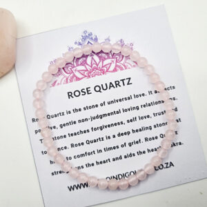 Rose Quartz Bangle (4mm)