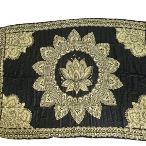 Black & Yellow Mandala Sarong