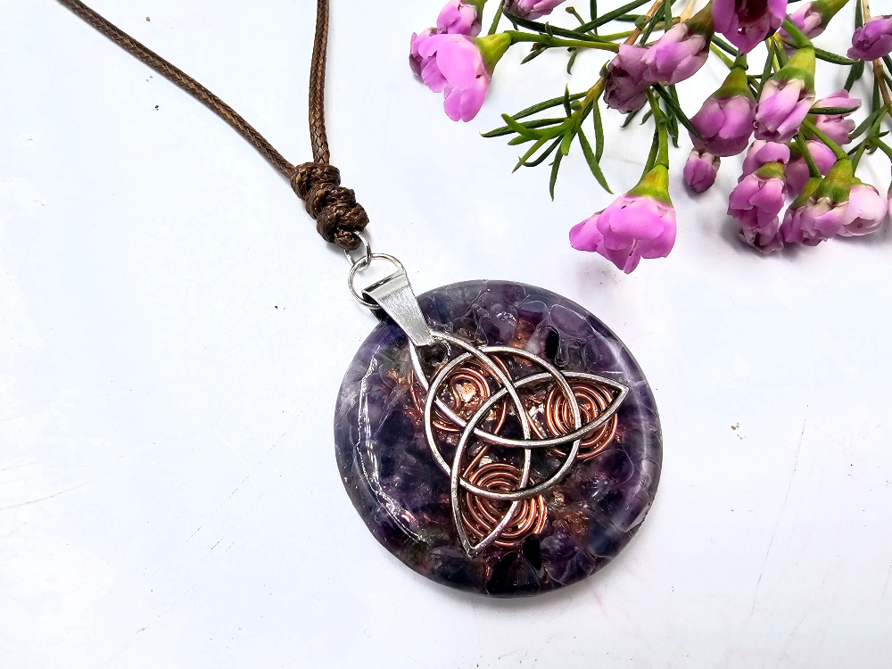 Celtic Knot Orgonite Necklace Celtic Knot Orgonite Necklace